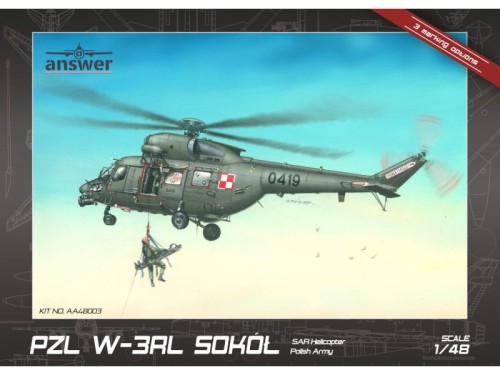 Śmigłowiec PZL W-3RL Sokół SAR AA48003 Answer