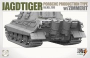 Działo pancerne Jagdtiger Sd.Kfz.186 Porsche Production Type 8012 Takom
