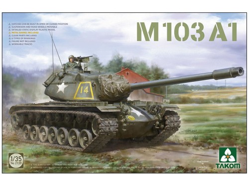 Czołg M103A1 2139 Takom