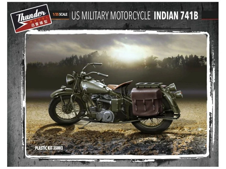 Motocykl wojskowy Indian 741B 35003 Thunder Model