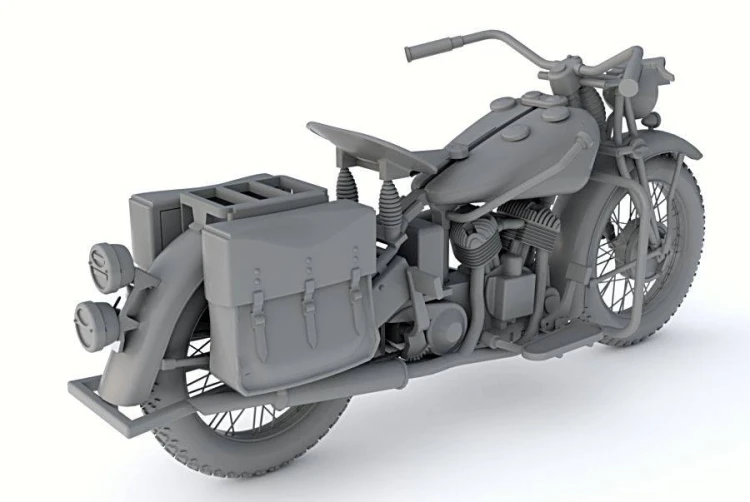 Motocykl wojskowy Indian 741B 35003 Thunder Model
