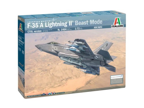 Samolot Lockheed Martin F-35A Lightning II 1464 Italeri