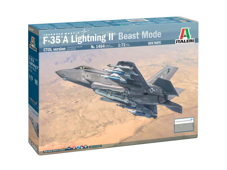 Samolot Lockheed Martin F-35A Lightning II 1464 Italeri