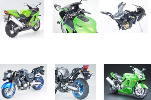 Kawasaki Ninja ZX-12R 14084 Tamiya