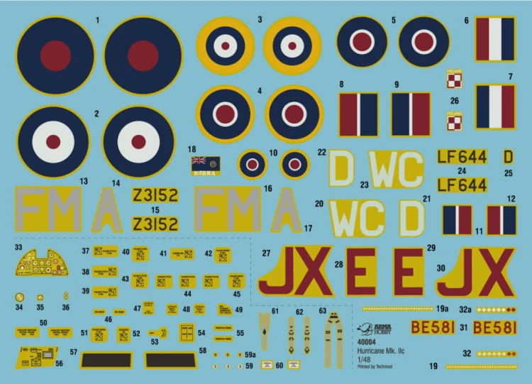 Samolot Hawker Hurricane Mk.IIc 40004 Arma Hobby