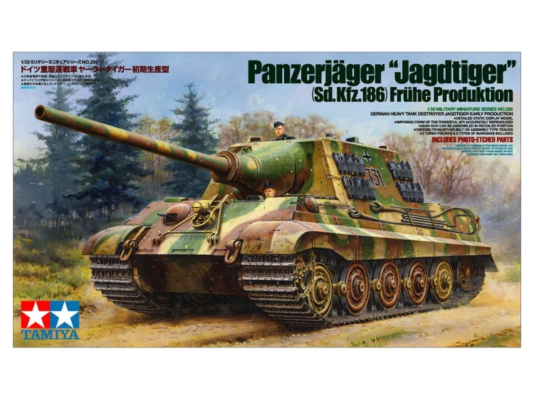 Działo pancerne Jagdtiger Sd.Kfz.186 35295 Tamiya