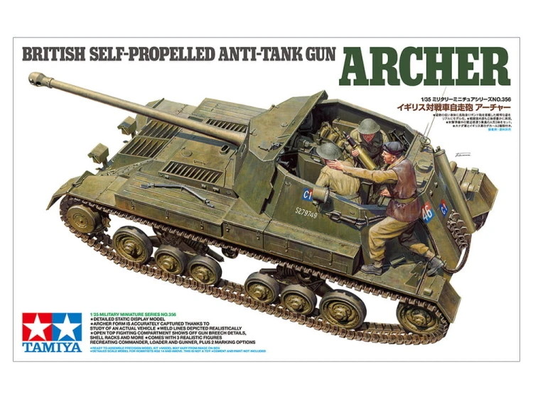 Niszczyciel czołgów Archer 35356 Tamiya