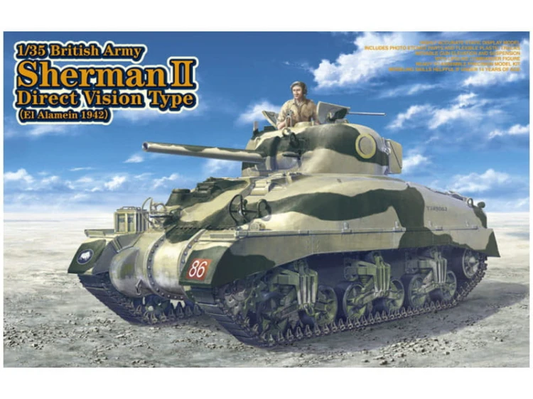 Czołg M4 Sherman II El Alamein 1942 35-014 Asuka
