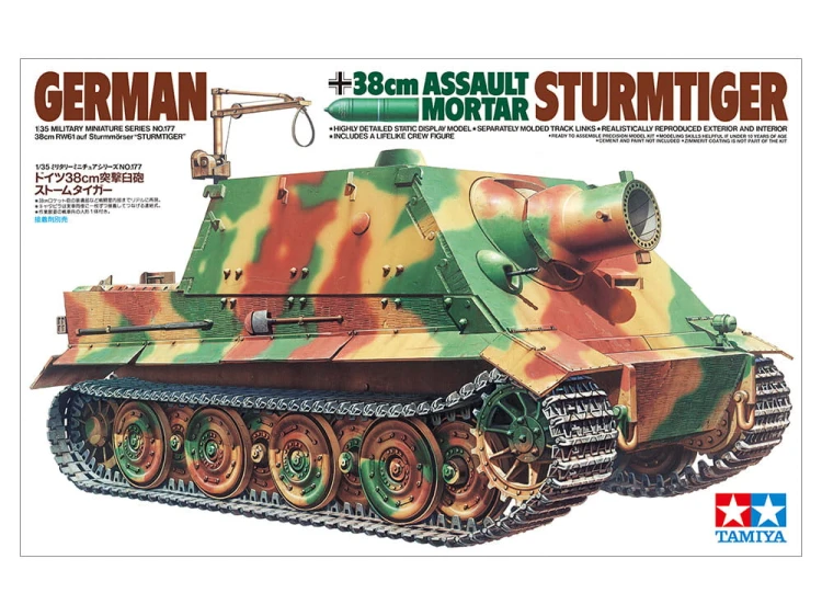 Działo pancerne Sturmtiger 38cm 35177 Tamiya