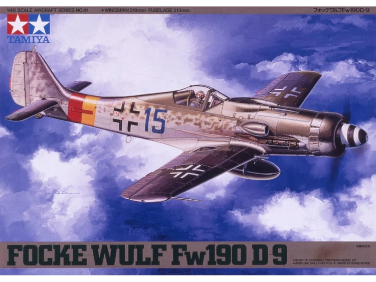 Samolot Focke Wulf Fw190 D-9 61041 Tamiya