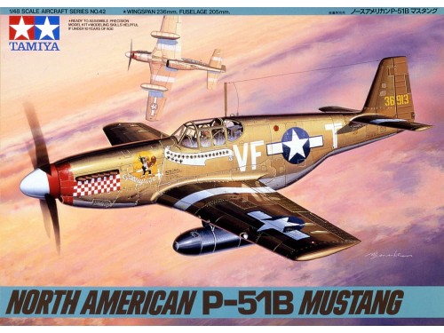 Samolot North American P-51B Mustang 61042 Tamiya