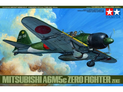 Samolot Mitsubishi A6M5c Zero Fighter Zeke 61027 Tamiya