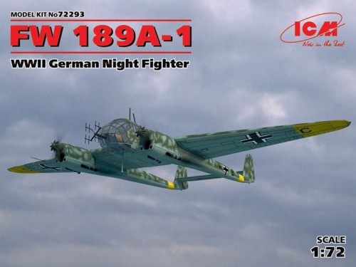 Samolot Focke Wulf Fw189 A-1 72293 ICM