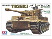 Czołg Tiger I PzKpfw VI Sd.Kfz.181 Ausf.E Mid Production 35194 Tamiya