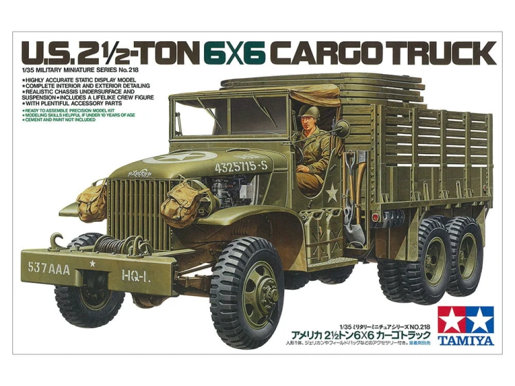 Ciężarówka wojskowa GMC CCKW-353 35218 Tamiya