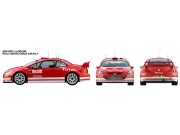 Samochód Peugeot 307 WRC 24285 Tamiya
