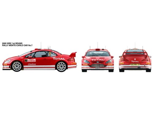 Samochód Peugeot 307 WRC 24285 Tamiya