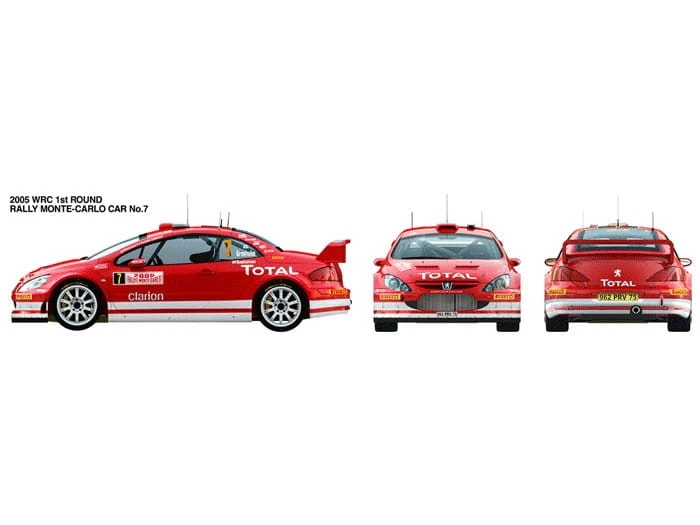 Samochód Peugeot 307 WRC 24285 Tamiya