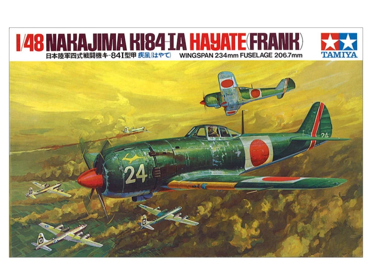 Samolot Nakajima Ki-84-IA Hayate (Frank) 61013 Tamiya