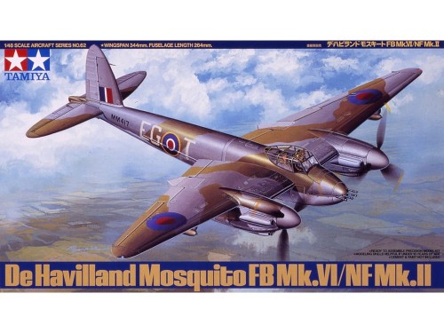Samolot De Havilland Mosquito Fb Mk.VI/NF Mk.II 61062 Tamiya