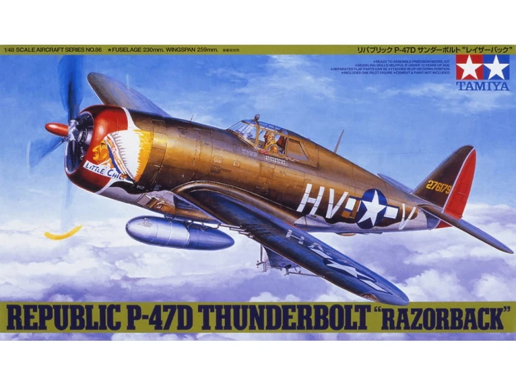 Samolot Republic P-47D Thunderbolt 61086 Tamiya