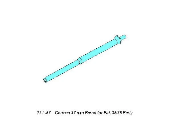 Lufa 37mm do armaty PaK 35/36 72L57 Aber