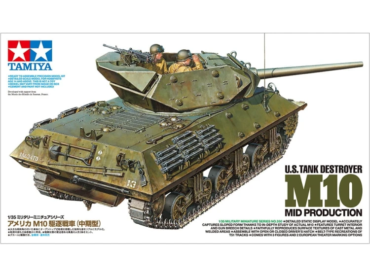 Niszczyciel czołgów M10 Wolverine 35350 Tamiya