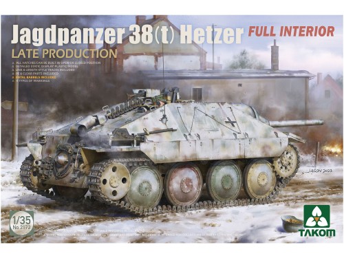 Działo pancerne Jagdpanzer 38(t) Hetzer Late 2172 Takom