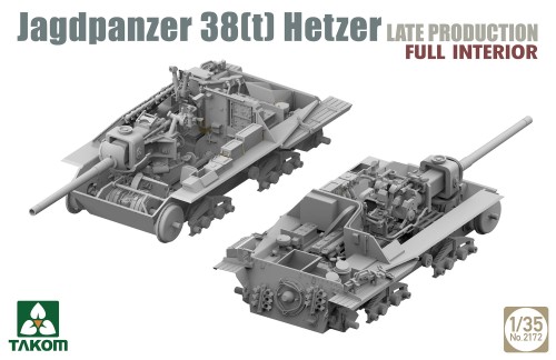 Działo pancerne Jagdpanzer 38(t) Hetzer Late 2172 Takom