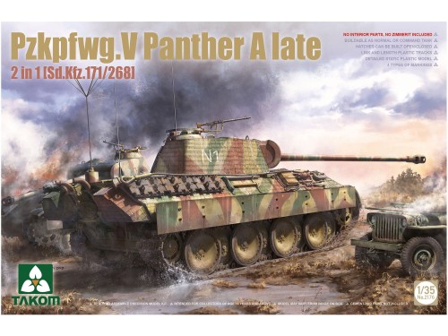 Czołg PzKpfwg. V Panther Ausf.A Late 2176 Takom