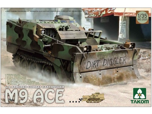 Buldożer M9 ACE Armored Combat Earthmover 2020 Takom