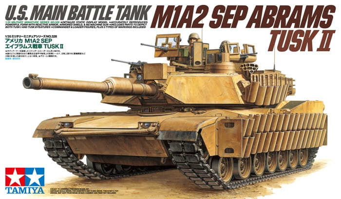 Czołg M1A2 SEP Abrams TUSK II 35326 Tamiya