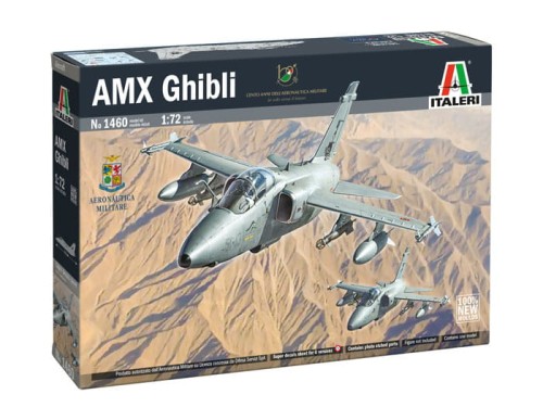 Samolot AMX International AMX Ghibli 1460 Italeri