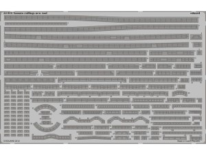 Fototrawione relingi, balustrady do okrętu Yamato