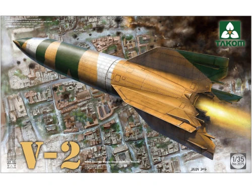 Pocisk balistyczny V-2 German Single Stage Ballistic Missile 2075 Takom