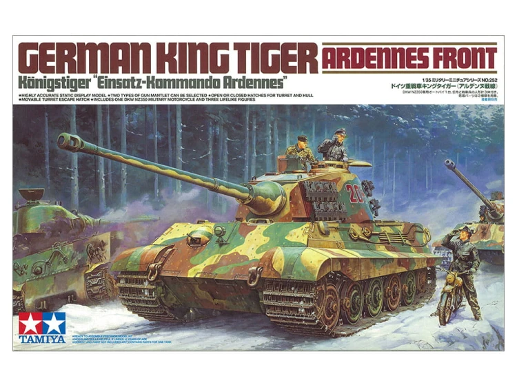 Czołg Sd.Kfz.182 King Tiger 35252 Tamiya