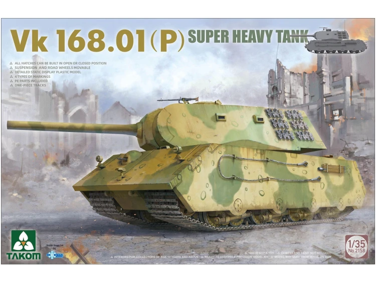 Czołg Vk 168.01(P) 2158 Takom