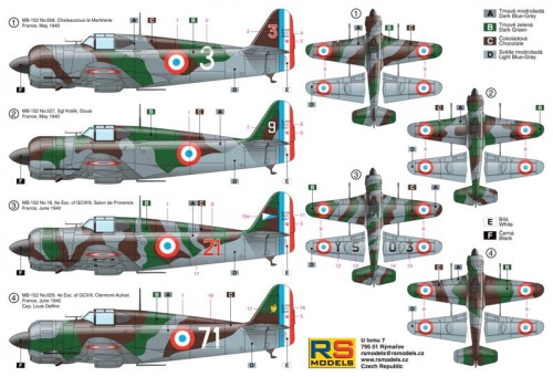 Samolot Bloch MB.152 92161 RS Models