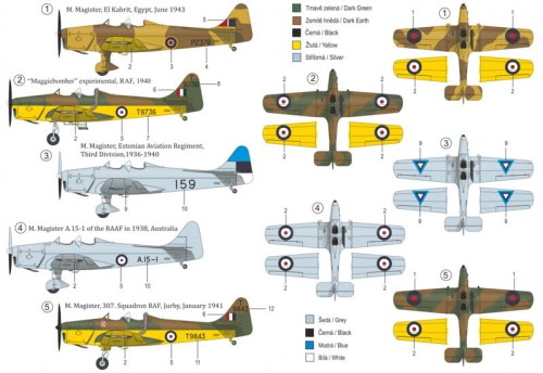 Samolot Miles M.14 Magister 92120 RS Models