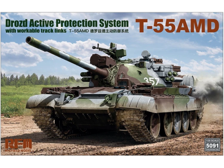 Czołg T-55AMD Drozd RM-5091 RFM