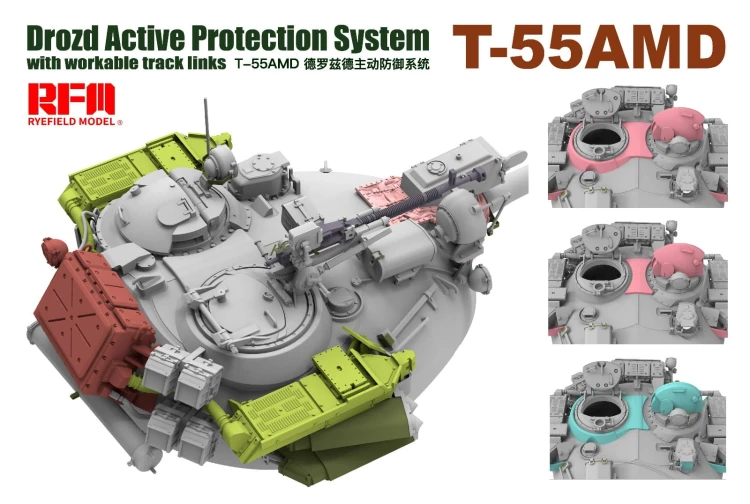 Czołg T-55AMD Drozd RM-5091 RFM