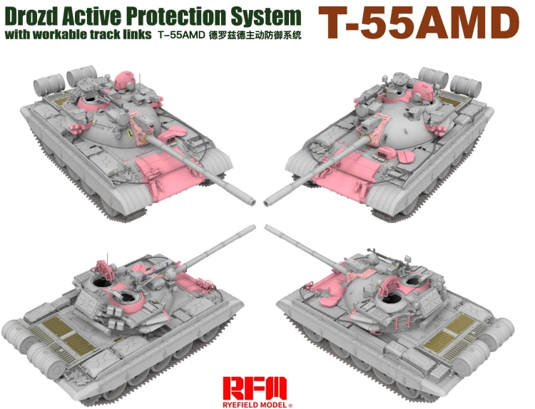 Czołg T-55AMD Drozd RM-5091 RFM