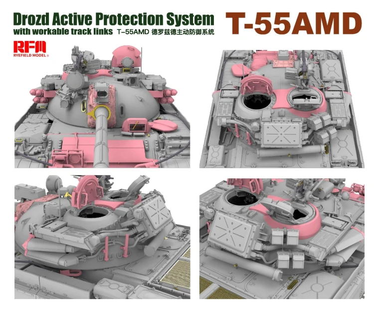 Czołg T-55AMD Drozd RM-5091 RFM