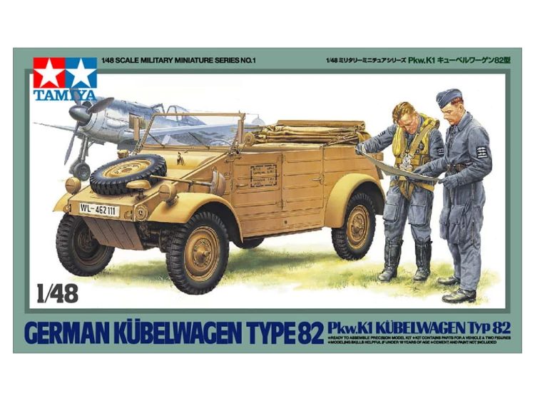VW Volkswagen Kubelwagen Typ 82 Pkw.K1 32501 Tamiya