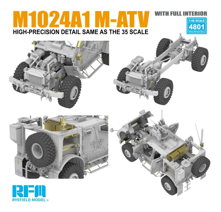 Pojazd opancerzony M1024A1 M-ATV RM-4801 RFM