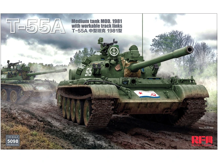 Czołg T-55A model 1981 Medium RM-5098 RFM