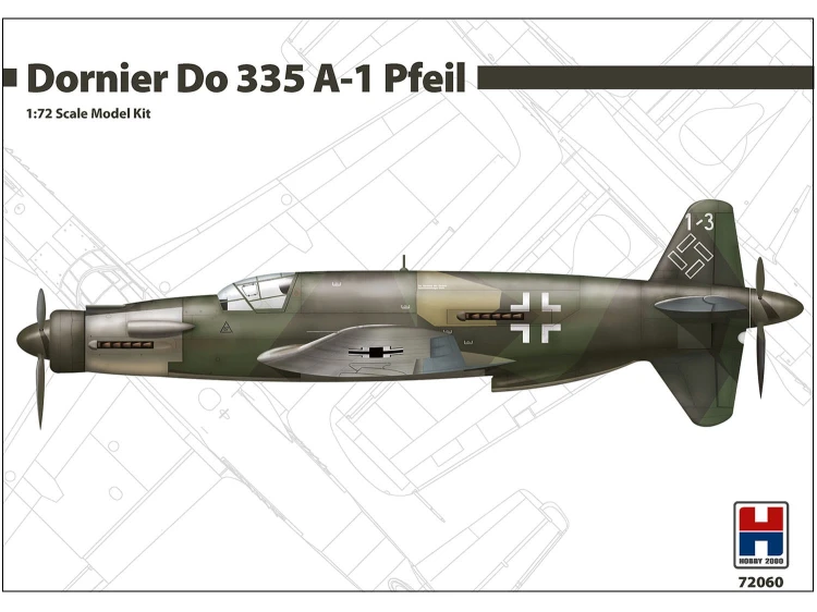 Samolot Dornier Do 335 A-1 Pfeil 72060 Hobby 2000