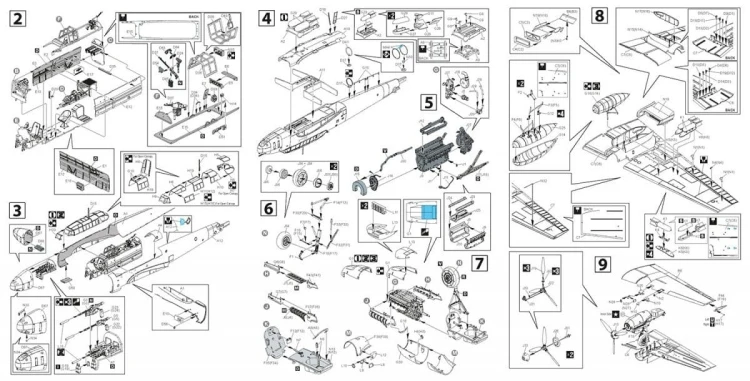 Samolot Messerschmitt Bf110 E 32008 Hobby 2000