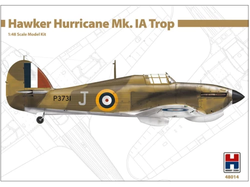 Samolot Hawker Hurricane Mk.Ia Trop 48014 Hobby 2000