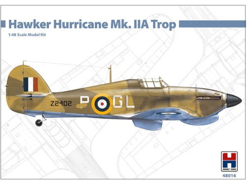 Samolot Hawker Hurricane Mk.IIa Trop 48016 Hobby 2000